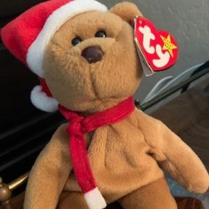 Beanie Baby Christmas Teddy
